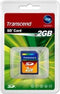 Transcend 2 GB - SD-kaart - Class 2 - 10 Mb/s schrijfsnelheid (2 stuks)
