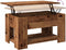 vidaXL - Salontafel - 79x49x41 - cm - bewerkt - hout - oud - houtkleurig