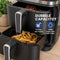 Nexxt - Double Stacked Airfryer - 11 l Inhoud - Zwart & RVS - 12 Kookprogramma's - Gestapeld Model -