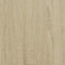 vidaXL - Nachtkastje - 40x31x50 - cm - bewerkt - hout - en - metaal - sonoma - eiken