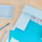 Pusheen - A4 Kartonnen Map - Purrfect Love met Flappen en Elastische Sluiting - Blauw
