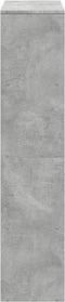vidaXL - Kamerscherm - / - boekenkast - 4-laags - 131,5x29x131,5 - cm - hout - grijs