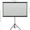 vidaXL - Projectiescherm - met - statief - 16:9 - 84''