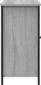 vidaXL - Dressoir - 100x35x70 - cm - bewerkt - hout - grijs - sonoma