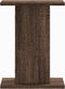 vidaXL - Speakerstandaards - 2 - st - 30x30x40 - cm - bewerkt - hout - bruin - eiken