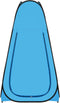 vidaXL - Douchetent - pop-up - blauw