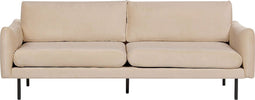 VINTERBRO - Driezitsbank - Beige - Fluweel