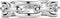 TI SENTO 12205SI - Dames Ring - 925 zilver - Maat 16.50 mm / maat 52
