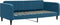vidaXL - Slaapbank - 90x200 - cm - fluweel - blauw
