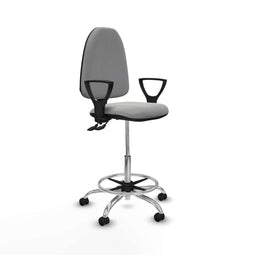 Piqueras y Crespo BFN05RP - Bureaustoel - Hoogteverstelbaar - Lichtgrijs
