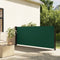 vidaXL - Tuinscherm - uittrekbaar - 140x600 - cm - donkergroen