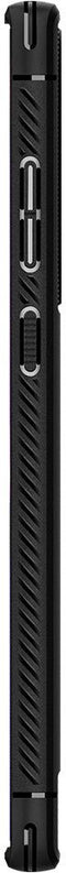 Spigen Rugged Armor - Samsung Galaxy S22 Ultra 5G - TPU Back Cover - Schokbestendig - Zwart