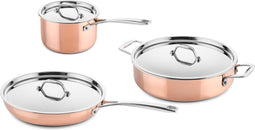 Pannenset – 3 delig – Inductie – Koper DUCQ