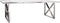 Richmond Interiors Eettafel Levanto kruispoot 200 (Silver)