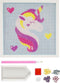 Grafix Unicorn Diamond painting & love Diamond painting | 2 diamond painting sets - diamond painting knutselpakket