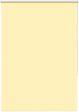 vidaXL - Rolgordijn - verduisterend - 105x150 - cm - stofbreedte - 100,7 - cm - geel