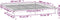 vidaXL - Bedframe - LED - massief - hout - zwart - 160x200 - cm