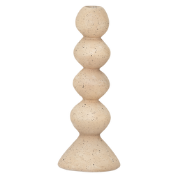 Urban Nature Culture - Candle holder Anneli - Ecomix - Beige / Ø 9.5 * 25 CM