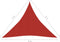 vidaXL - Zonnezeil - 160 - g/m² - 6x6x6 - m - HDPE - rood
