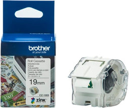 ProConso CZ-1003 - Rol etiketten - 19 mm x 5 m - Wit