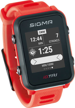Sigma iD.TRI - Sporthorloge - Rood
