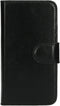 Mobiparts Excellent Wallet Case 2.0 - Flip cover - Echt leder - Zwart (iPhone 13 mini)