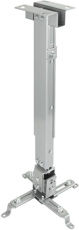 TooQ PJ2012T-S - Kantelbare Plafondondersteuning voor Projector - Max. 20 kg - Zilver