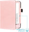 imoshion E-reader Hoesje - Geschikt voor Amazon Kindle (2022) 11th gen, Amazon Kindle (2024) - Vegan Leather Bookcase - Rosé Goud
