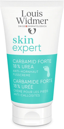 Louis Widmer Carbamide Forte - Voetencrème 18% Urea - Hydrateert en verzacht (50 ml)