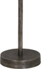 Light & Living Vloerlamp UNDAI - Metaal - 25,5 x 25,5 x 140 cm - Donker Ruw Nikkel