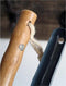CABANAZ - stoffer en blik, metaal en bamboe, incl. magneet, DUSTPAN & BRUSH, grijs