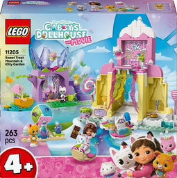 LEGO® Gabby's Poppenhuis - Snoepjesberg en Kittentuin - 263 onderdelen - Multicolor