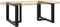 vidaXL - Salontafelpoten - 2 - st - T-vormig - 70x25x(42-43) - cm - staal - zwart