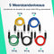 Hulser - Resistance Tubes Set - 12-delig - Weerstand tot 68 kg - 120 cm (5 stuks)