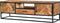 Tv meubel Industrieel - Tv kast 145 cm - Tv meubel Isa