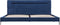 vidaXL - Bedframe - met - LED - stof - blauw - 160x200 - cm
