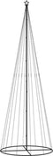 vidaXL - Kegelkerstboom - 732 - LED's - meerkleurig - 160x500 - cm