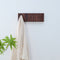Urban State Piano - Wandkapstok - 6 haken - Donker hout - Walnoot finish