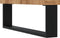 vidaXL - Dressoir - 104x35x70 - cm - bewerkt - hout - artisanaal - eikenkleurig
