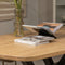 WOOOD Tablo Tafelblad - Eiken - Naturel - 4x229x115
