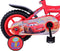 Volare Disney Cars Kinderfiets - Jongens - 10 inch - Rood - Inclusief zijwieltjes