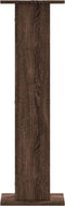 vidaXL - Plantenstandaards - 2 - st - 30x30x95 - cm - bewerkt - hout - bruin - eiken