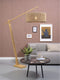 GOOD&MOJO Vloerlamp Iguazu - Bamboe/Jute - 175x60x207cm - Scandinavisch,Bohemian - Staande lamp voor Woonkamer - Slaapkamer