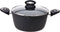 Excellent Houseware - Braadpan 24 cm - Gesmeed aluminium - Soft touch handvat - Inclusief glazen deksel