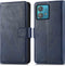 iMoshion Hoesje Geschikt voor Motorola Edge 40 Neo Hoesje Met Pasjeshouder - iMoshion Luxe Bookcase - Donkerblauw