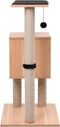 vidaXL - Kattenkrabpaal - met - sisal - krabmat - 82 - cm