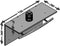 FMD Wandkapstok 72x29,3x34,5 cm zandeikenkleurig