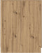 vidaXL - Wasmachinekast - 70,5x71,5x91,5 - cm - artisanaal - eikenkleurig