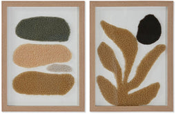 Schilderij Home ESPRIT Abstract Stads 30 x 2,5 x 40 cm (2 Stuks)