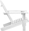 vidaXL - Tuinstoel - hout - wit